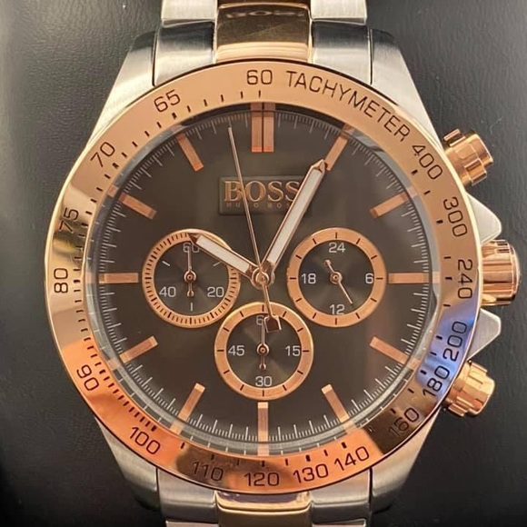 HB1513339 - Hugo Boss Men’s Ikon Two-Tone Chronograph Watch
Case Size: 46mm - Picture 5 of 9